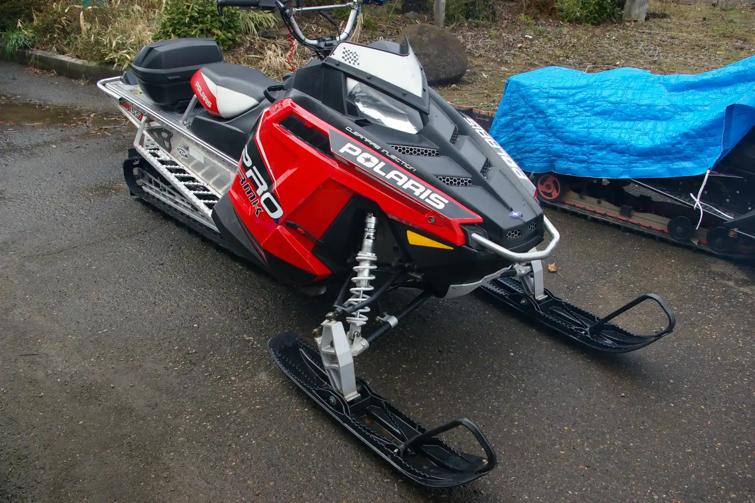 Polaris 155-2.4-15 Polaris RMKの純正キャタ PZ480 流用 スノー